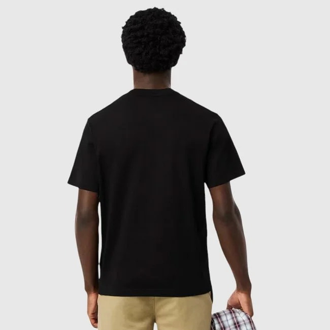 Camiseta Lacoste Negra Hombre