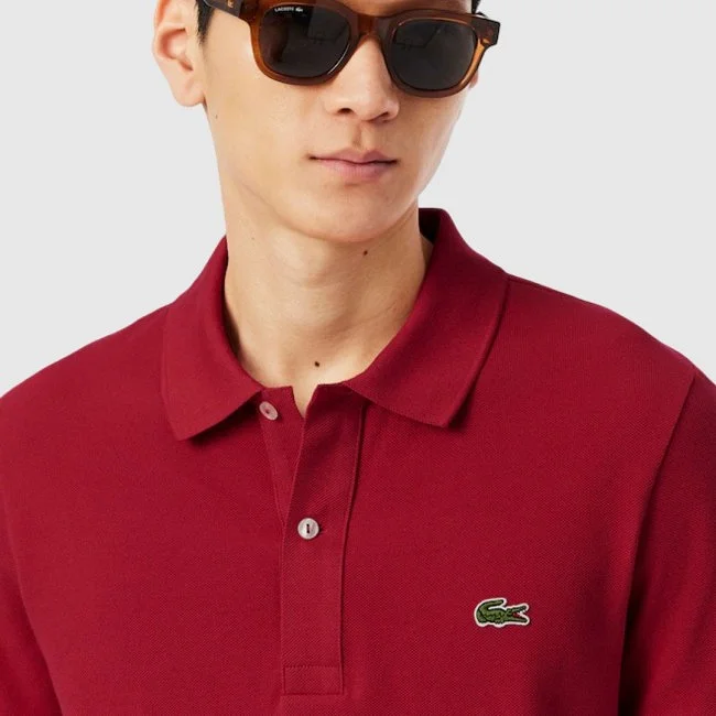Polo Lacoste Fucsia Hombre