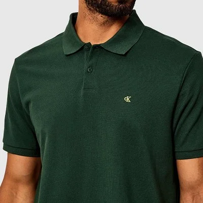 Polo Calvin Klein Verde Hombre 2