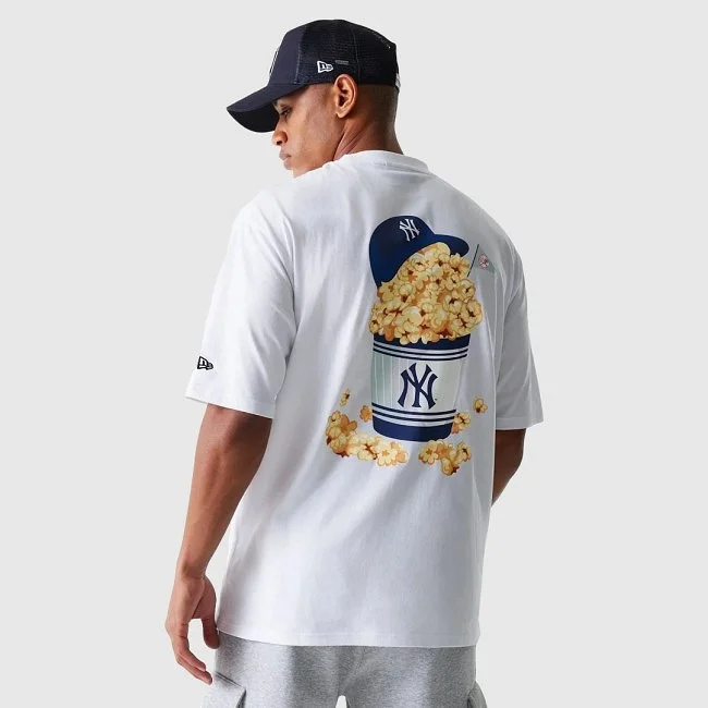 Camiseta New Era Blanca Hombre Camiseta New Era Blanca Hombre