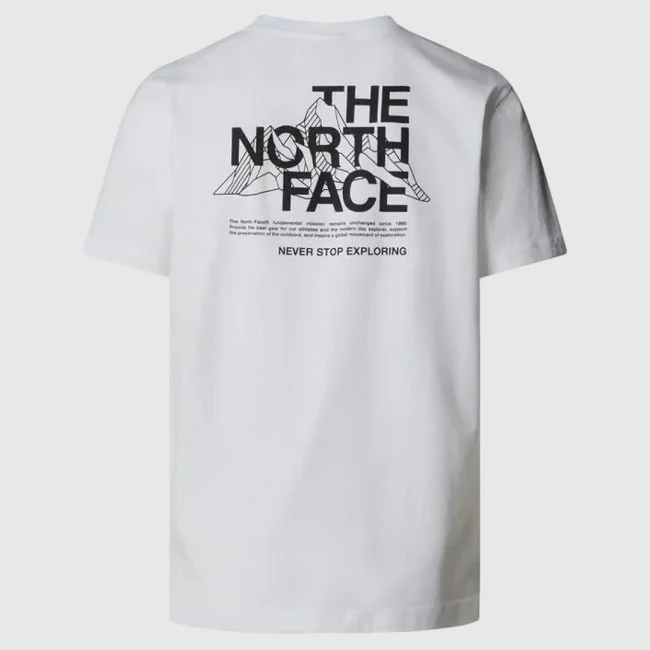 Camiseta The North Face Blanca Hombre Camiseta The North Face Blanca Hombre