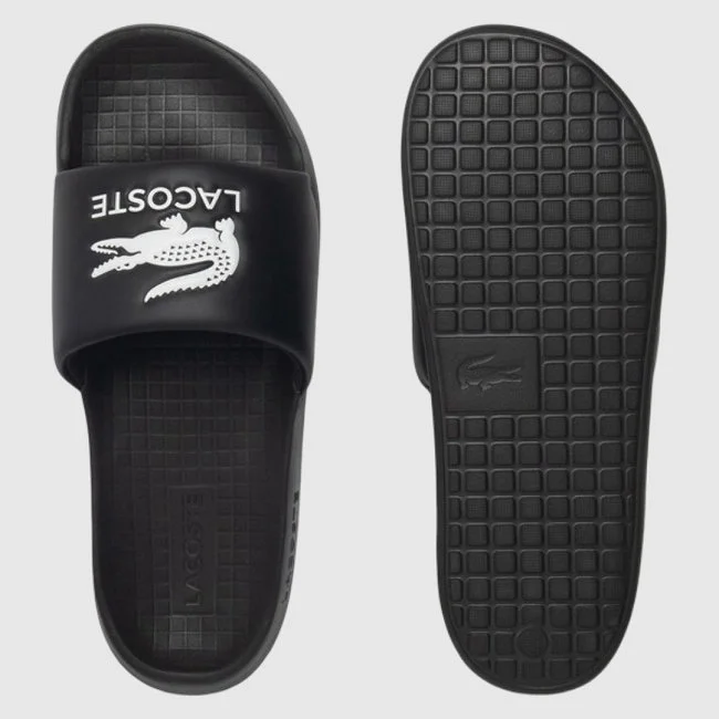 Chanclas Lacoste Negras Hombre