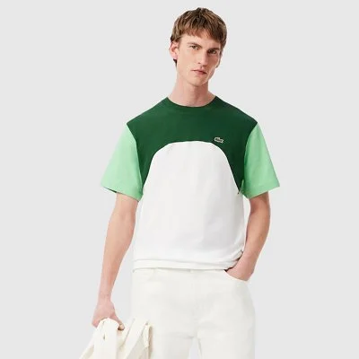 Camiseta Lacoste Verde y...