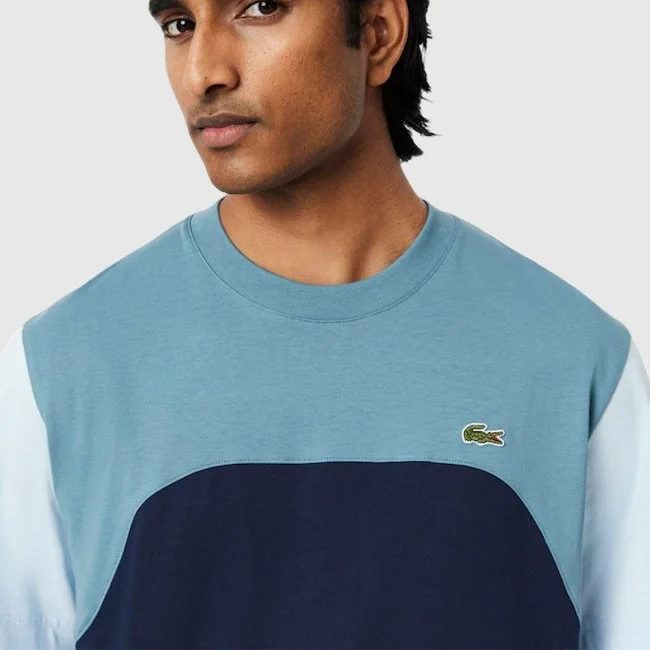 Camiseta Lacoste Azul Hombre