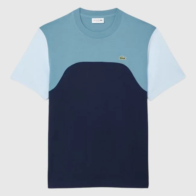 Camiseta Lacoste Azul Hombre