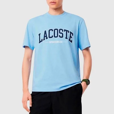 Camiseta Lacoste Azul Hombre