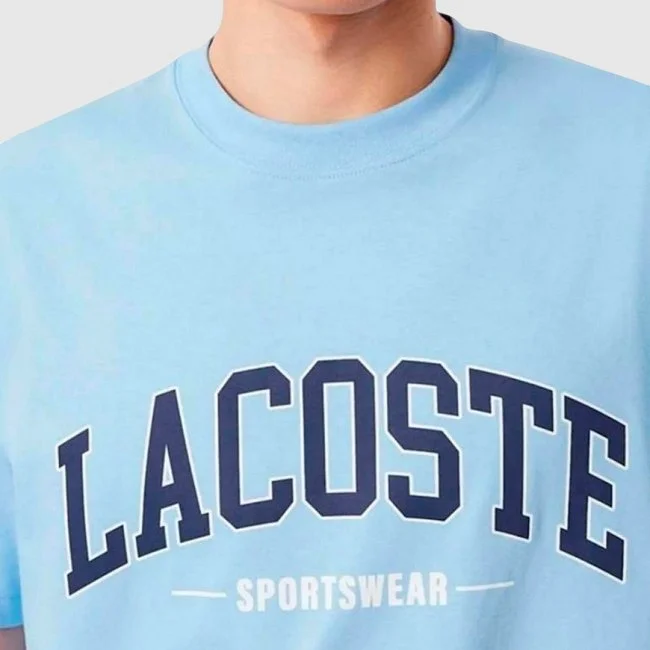 Camiseta Lacoste Azul Hombre