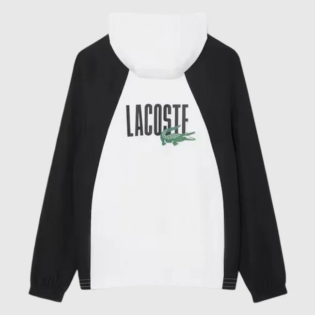 Chándal Lacoste Blanco y Negro Hombre