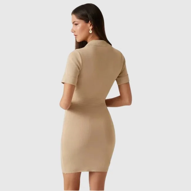 Vestido Guess Beige Mujer