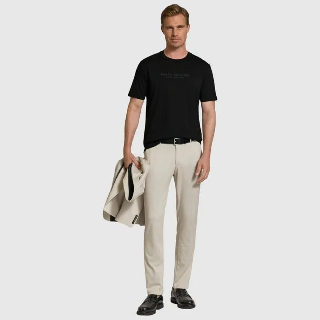 Camiseta Armani Exchange Negra Hombre