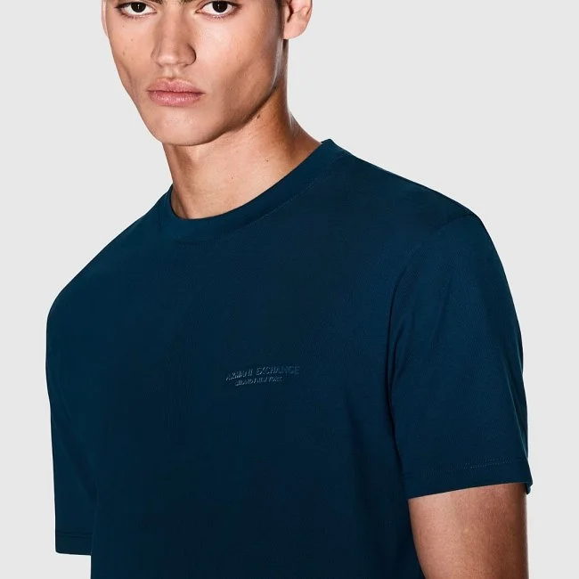 Camiseta Armani Exchange Azul Hombre