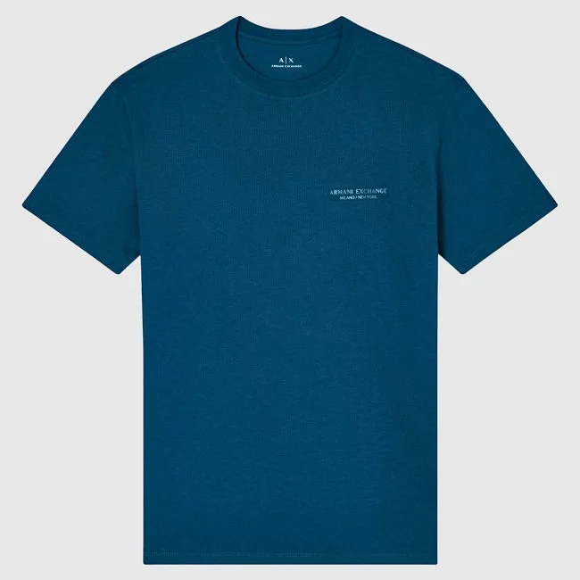 Camiseta Armani Exchange Azul Hombre