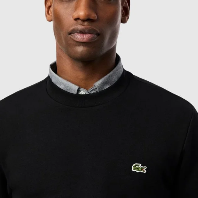 Sudadera Lacoste Negra Hombre