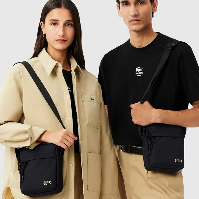 Bandolera Lacoste Negra