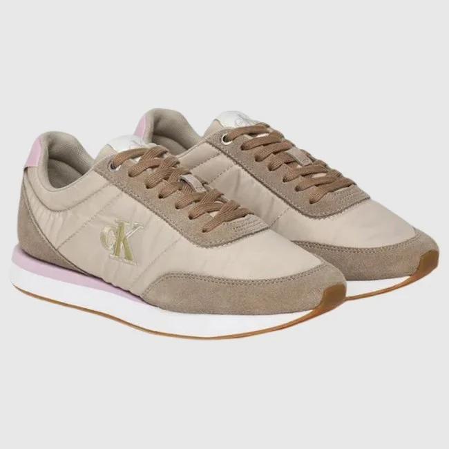Zapatillas Calvin Klein Beige y Rosas...