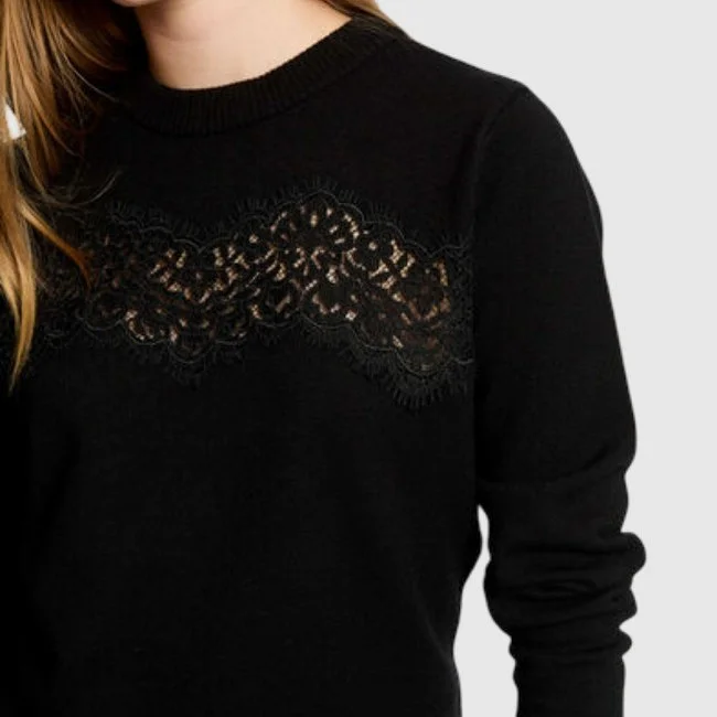 Jersey Morgan Negro Mujer