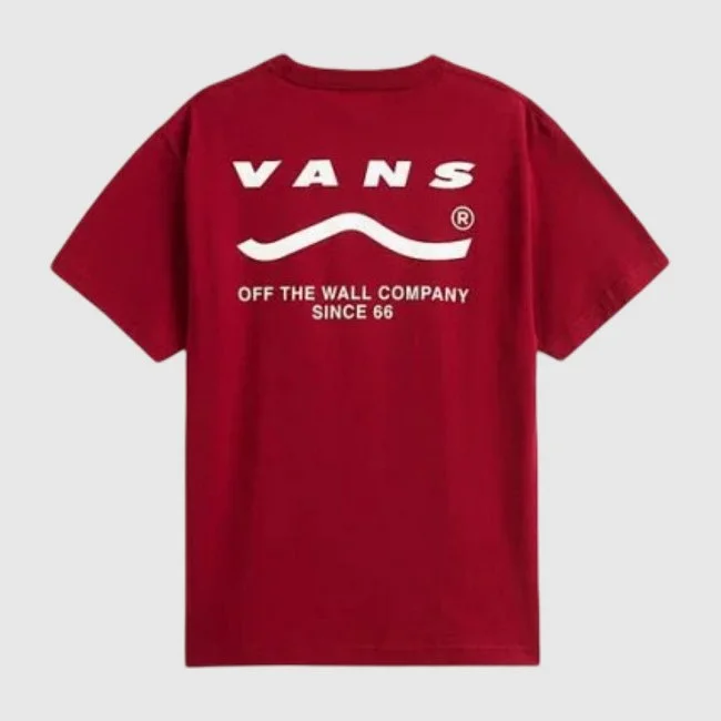 Camiseta Vans Burdeos Hombre