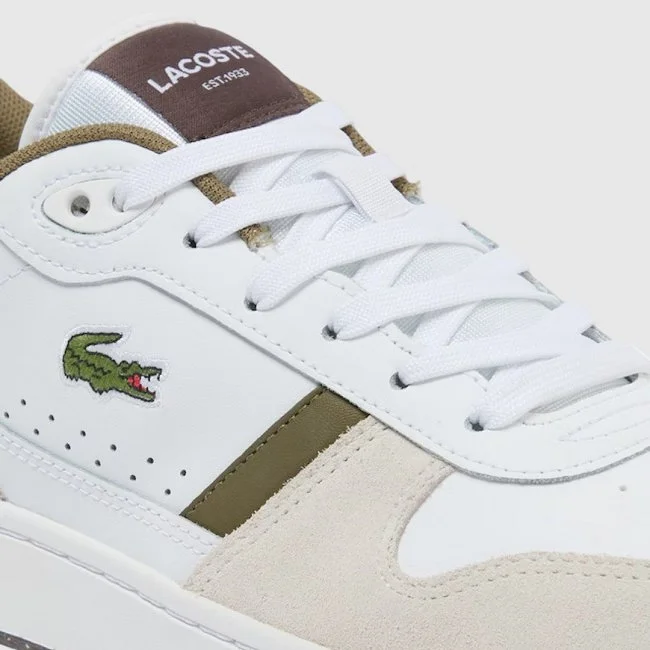 Zapatillas Lacoste Blancas y Beige...