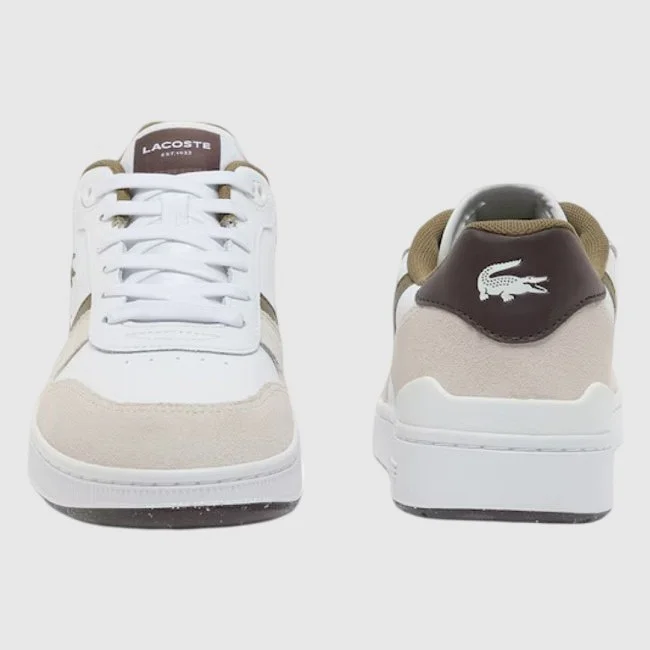 Zapatillas Lacoste Blancas y Beige...