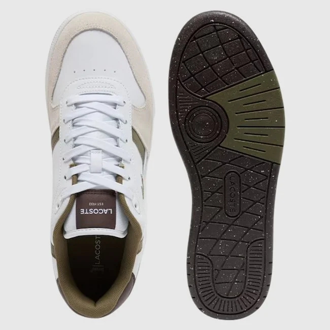 Zapatillas Lacoste Blancas y Beige...