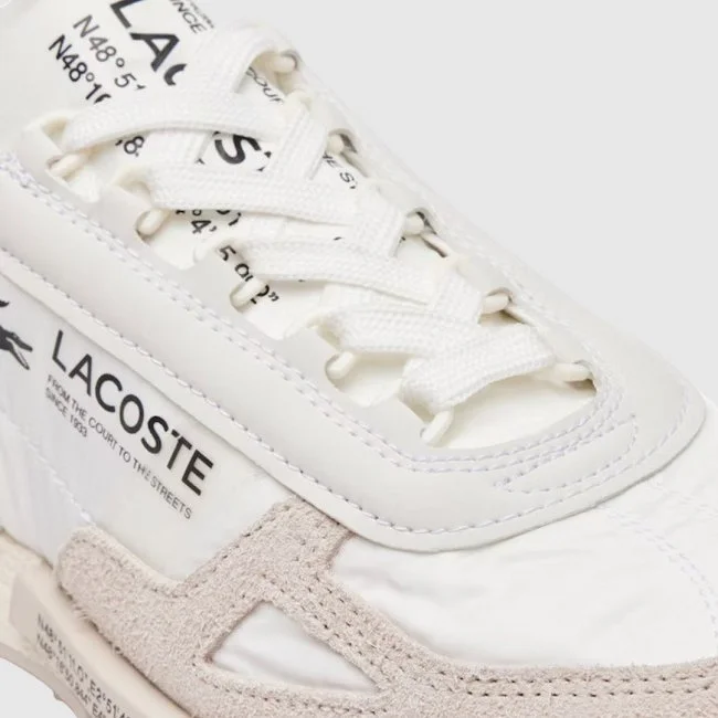 Zapatillas Lacoste Beige y Blancas...