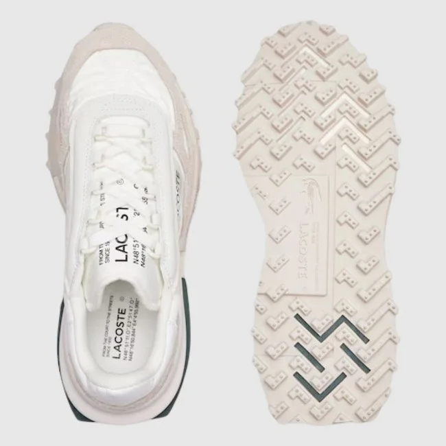 Zapatillas Lacoste Beige y Blancas...