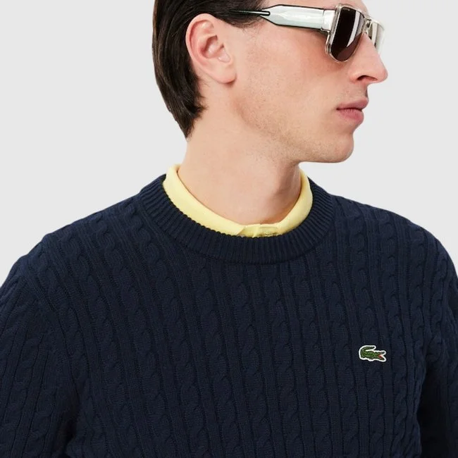 Jersey Lacoste Azul Marino Hombre