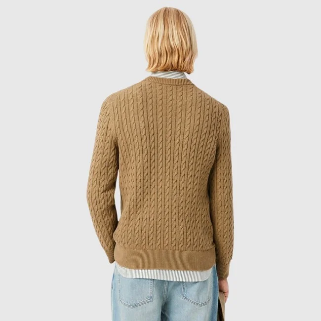 Jersey Lacoste Marrón Hombre