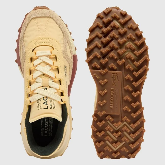 Zapatillas Lacoste Amarillas Mujer