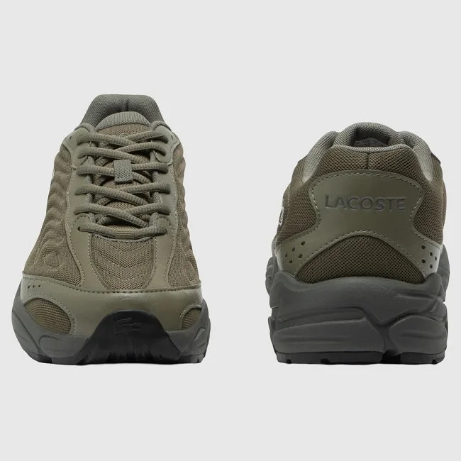Zapatillas Lacoste Kaki y Gris Hombre