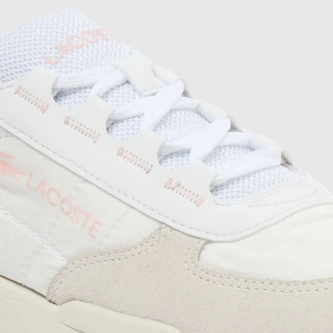 Zapatillas Lacoste Beige y Rosas Mujer