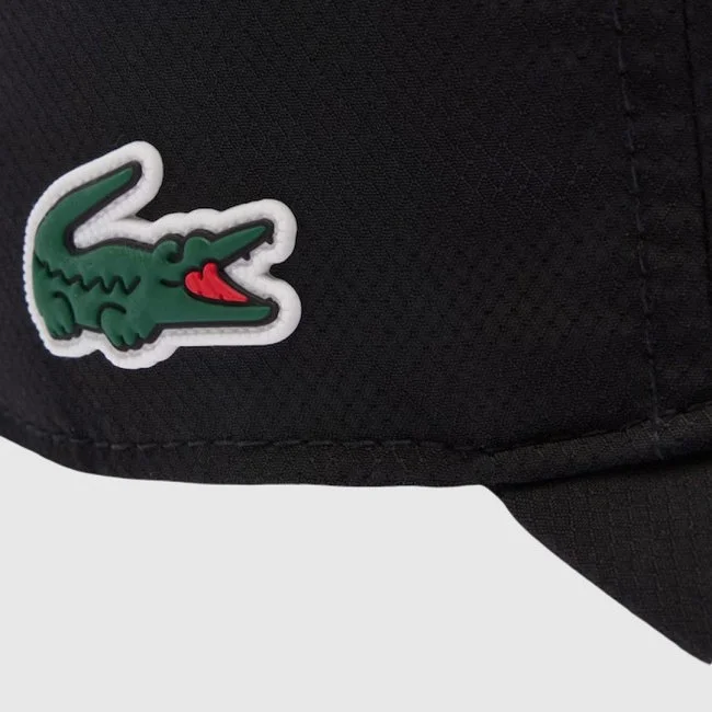 Gorra Lacoste Negra Hombre