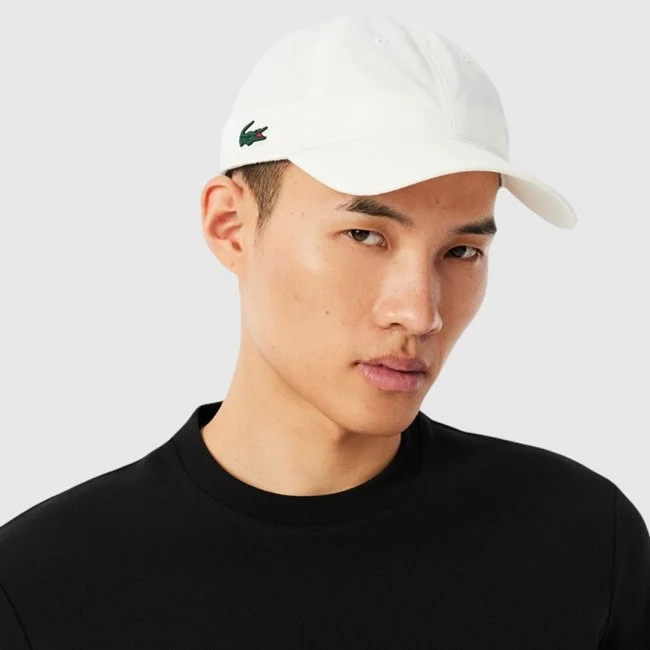 Gorra Lacoste Blanca Hombre