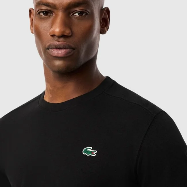 Camiseta Lacoste Negra Hombre