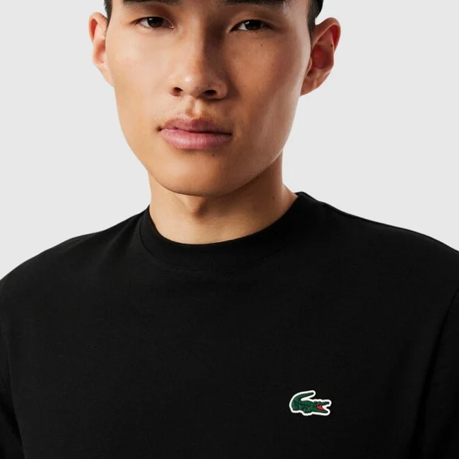 Camiseta Lacoste Negra Hombre