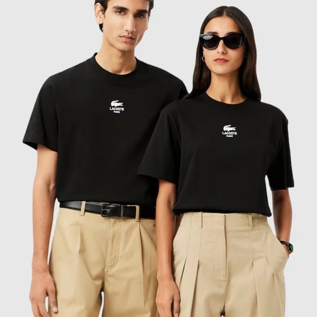 Camiseta Lacoste Negra