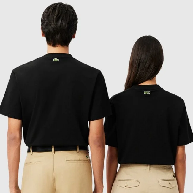 Camiseta Lacoste Negra