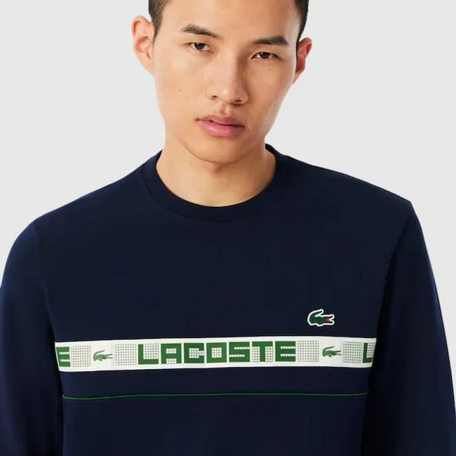 Sudadera Lacoste Azul Marino Hombre