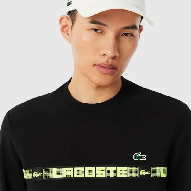 Sudadera Lacoste Negra Hombre
