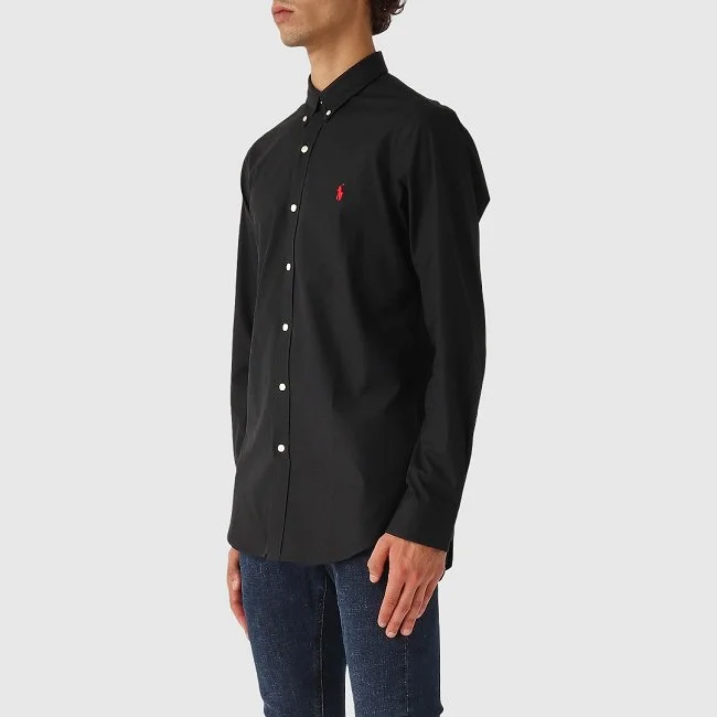 Camisa Ralph Lauren Negra Hombre