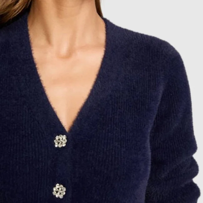 Jersey Morgan Azul Marino Mujer