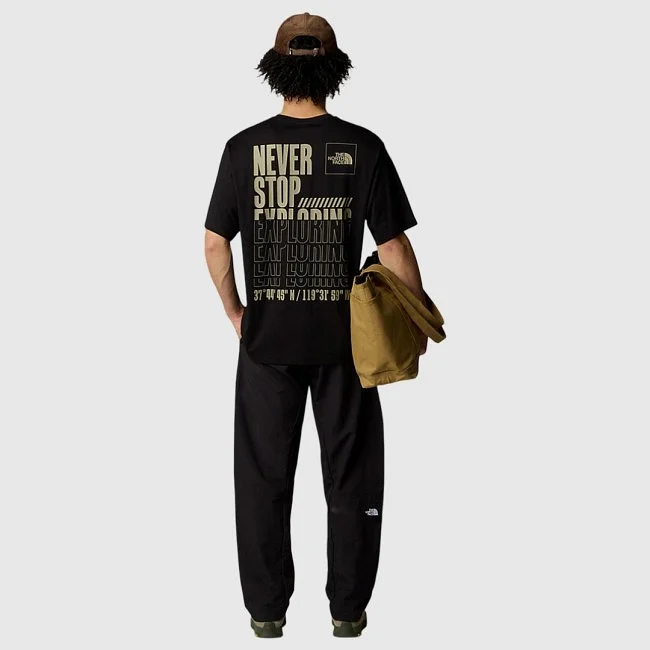 Camiseta The North Face Negra Hombre