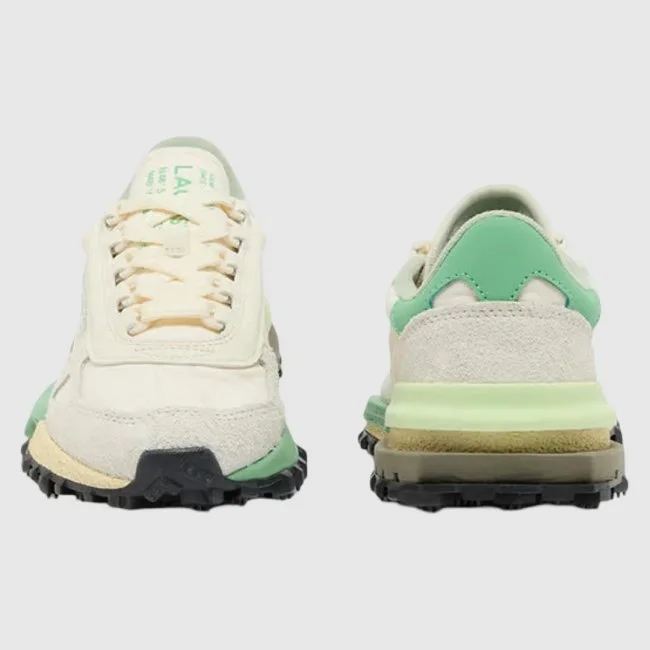 Zapatillas Lacoste Beige y Verdes Mujer