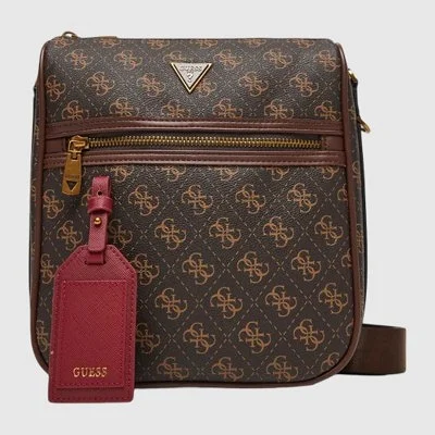 Bandolera Guess Marrón Hombre