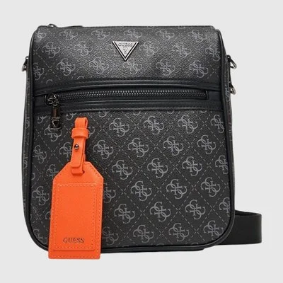 Bandolera Guess Negra Hombre