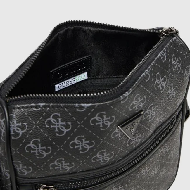 Bandolera Guess Negra Hombre