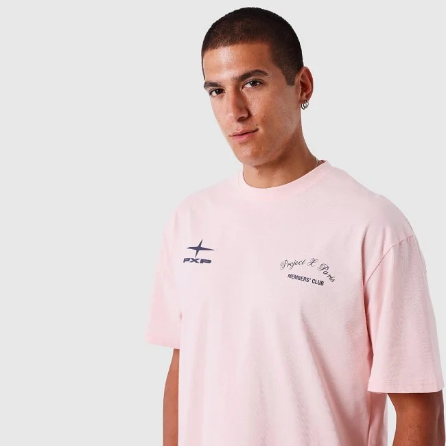 Camiseta Project x Paris Rosa Hombre