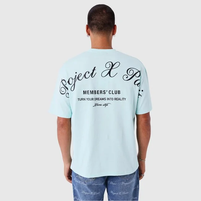 Camiseta Project x Paris Azul Hombre