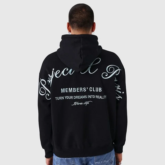 Sudadera Project x Paris Negra Hombre