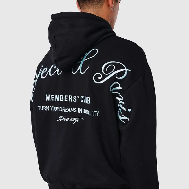 Sudadera Project x Paris Negra Hombre